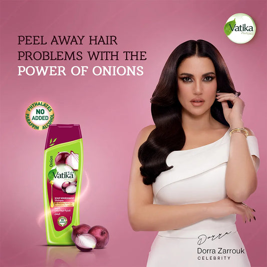 vatika shampoo with netural onion 180ml