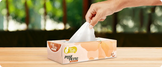 Rose Petal Essentisl Tissue Box
