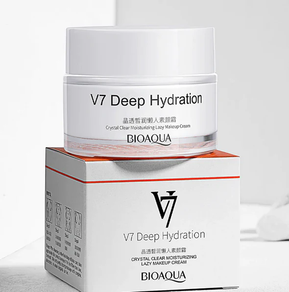 Bioaqua V7 Deep Hydration Face Cream, Whitening & Anti-Wrinkle, Skin Brightening