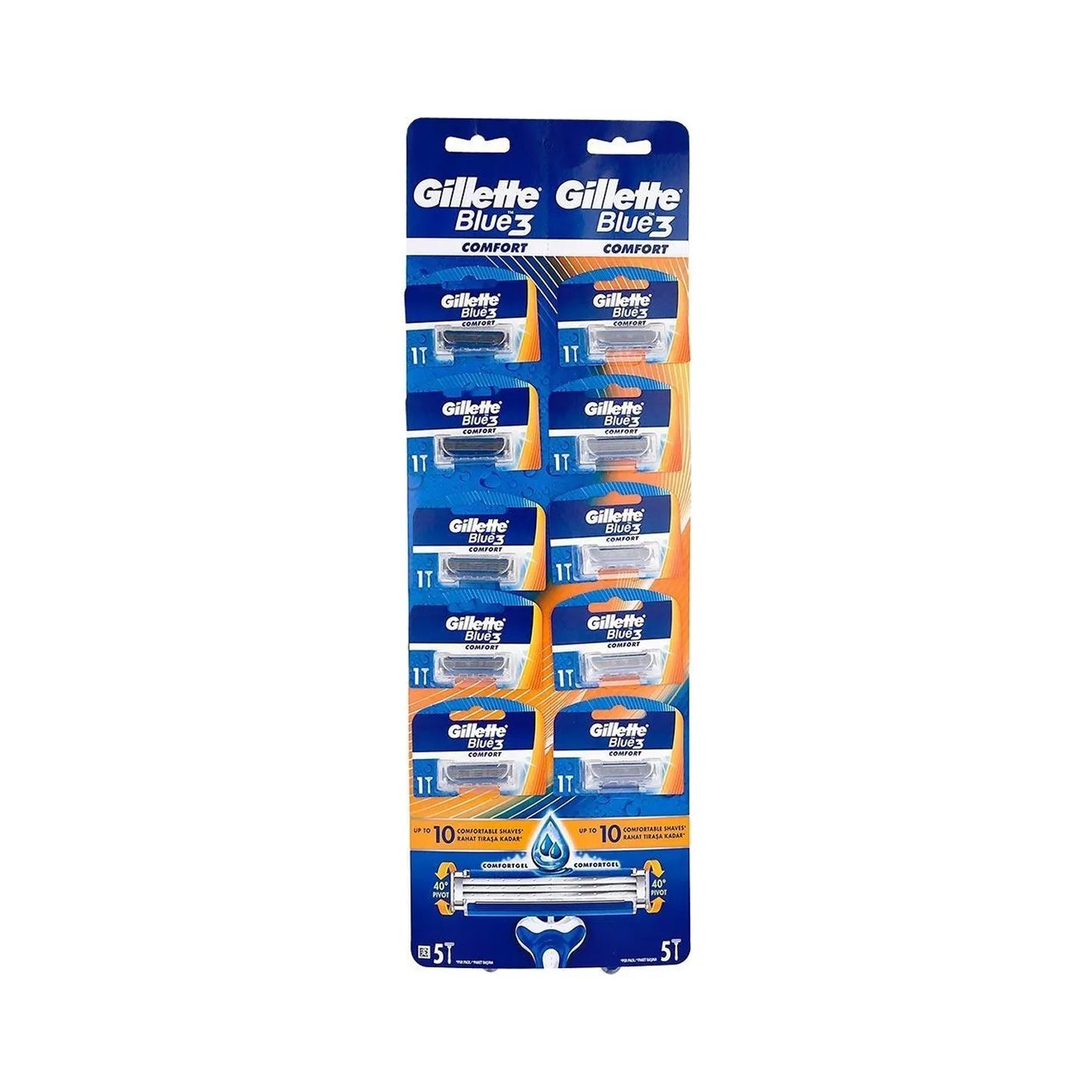 Gillette Blue 3 Razor Comfort Disposable