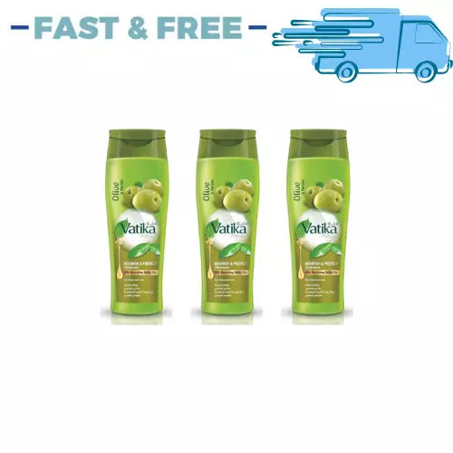 Dabur Vatika Olive & Henna Nourish & Protect Shampoo 185ml