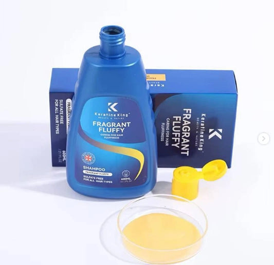Keratin King Sulfate-Free Shampoo – Smooth & Repair Damaged Hair, Color-Safe Keratin Care