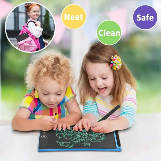 LCD Writing Tablet for Kids – Colorful Doodle Pad for Drawing, Learning & Fun