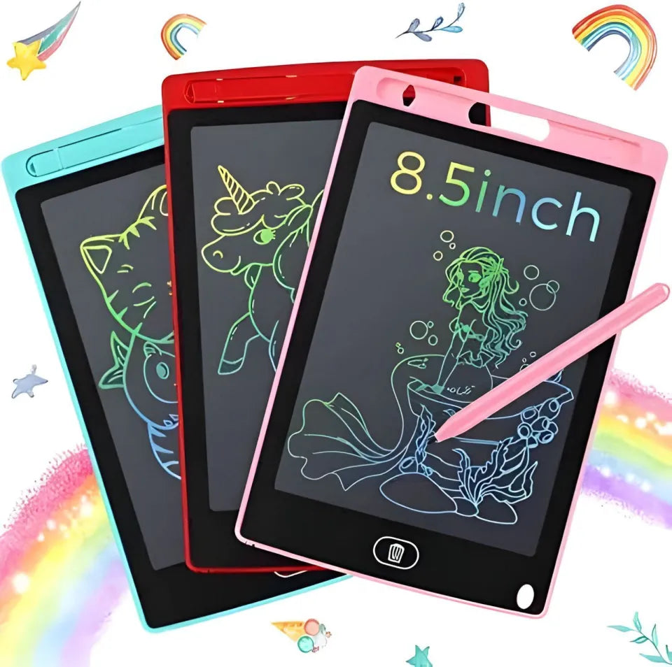 LCD Writing Tablet for Kids – Colorful Doodle Pad for Drawing, Learning & Fun
