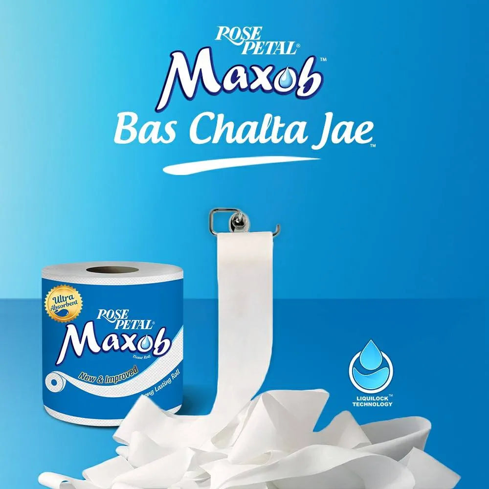 Rose Petal Maxob Tissue Roll Single