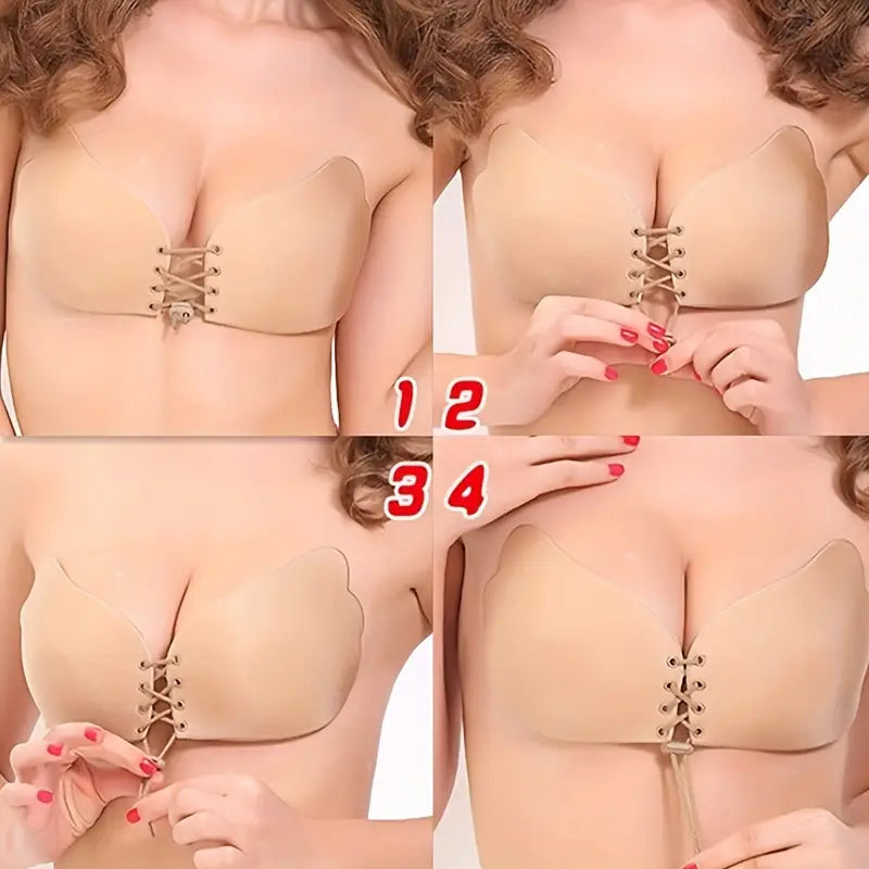 AirLift Invisible Sticky Bra – Strapless & Backless Push-Up Support
