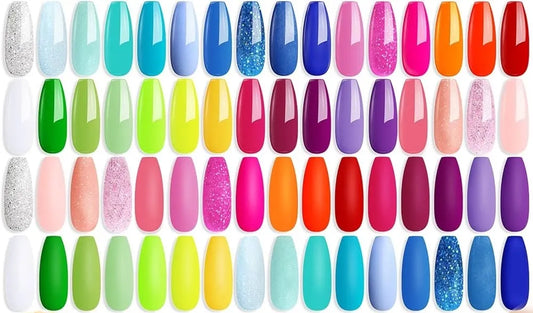 Artificial 24 Mix Color Nail Tray