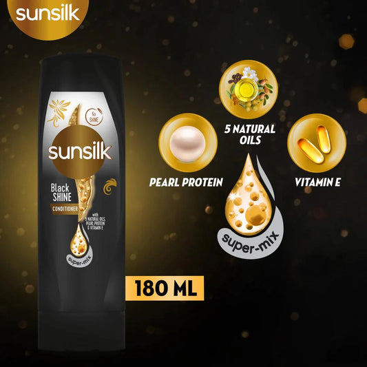 sunsilk black shine conditioner 180 ml