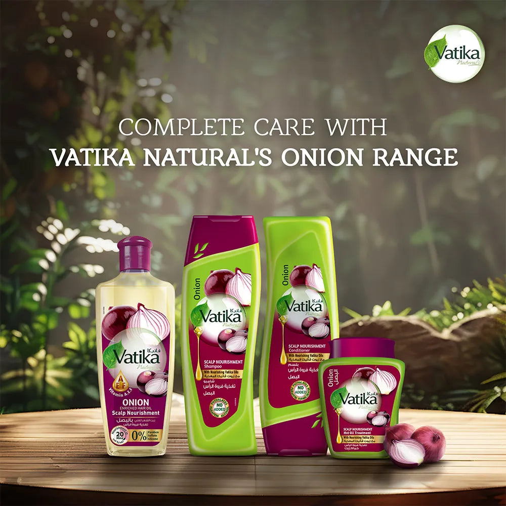 vatika shampoo with netural onion 180ml
