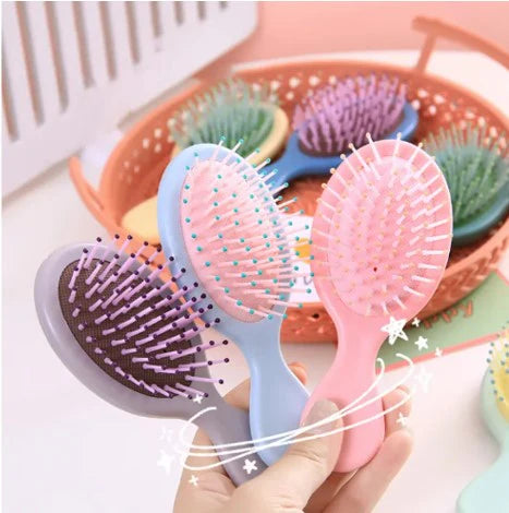 Mini Hair Brush Detangler – Kids Comb (Random Colors)