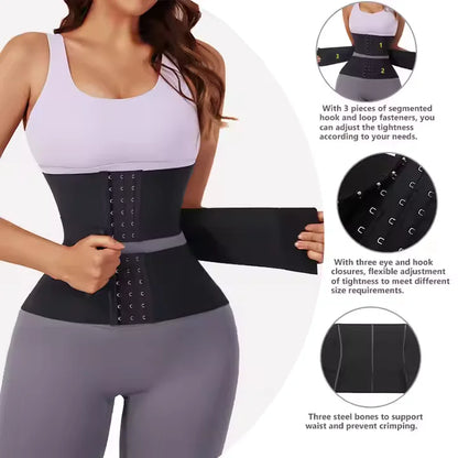 Body Shaper for Women – Sweat Waist Trainer Belt for Tummy Control & Slimming