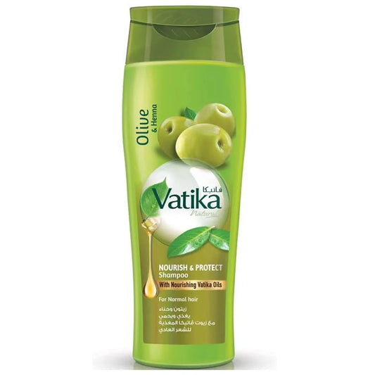 Vatika Natural Nourish & Protect Shampoo (Olive & Henna) 360ml