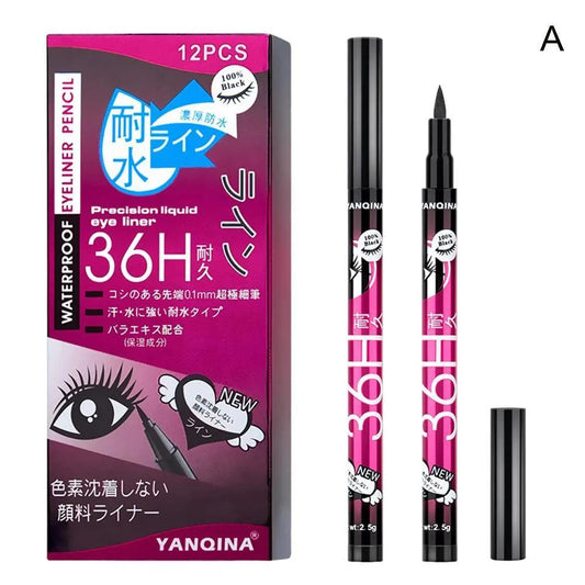 Waterproof 36 H Liquid Eye Liner Pencil