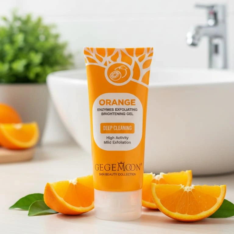 Gegemoon Orange Brightening Gel Cleanser – Deep Cleaning & Skin Brightening Face Wash