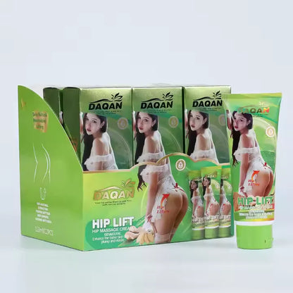 DAQAN Hip Massage Cream Turmeric Extract Hip up Lotion Natural Skin Care Big Butt Cream Body Care Butt Lift Turmeric Cream