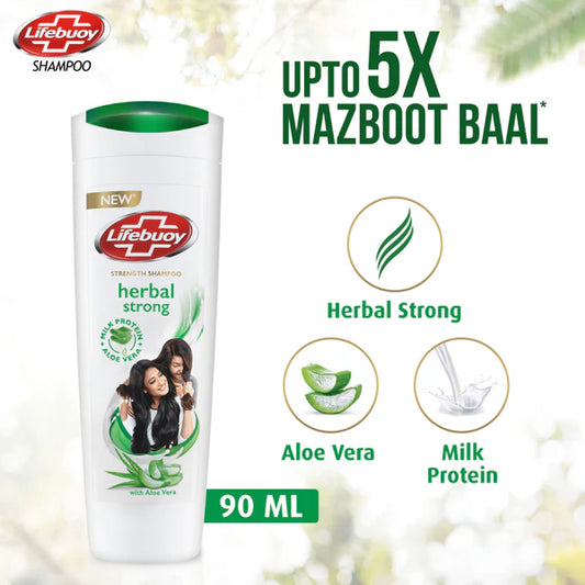Lifebuoy Herbal Strong Shampoo 90Ml (Small)