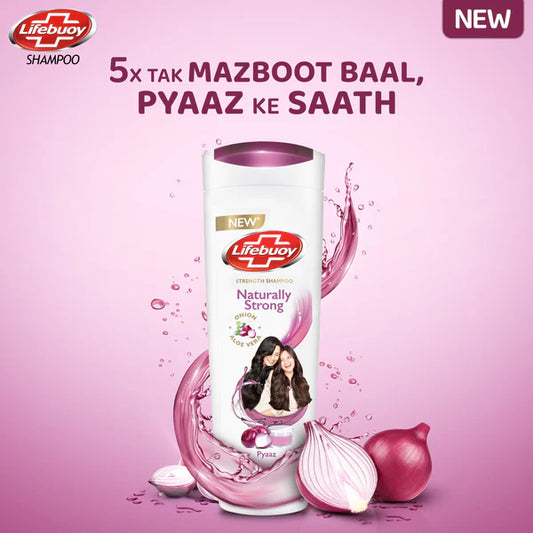 Lifebuoy Naturally Strong Onion & Aloe Vera Shampoo 90ml (small)