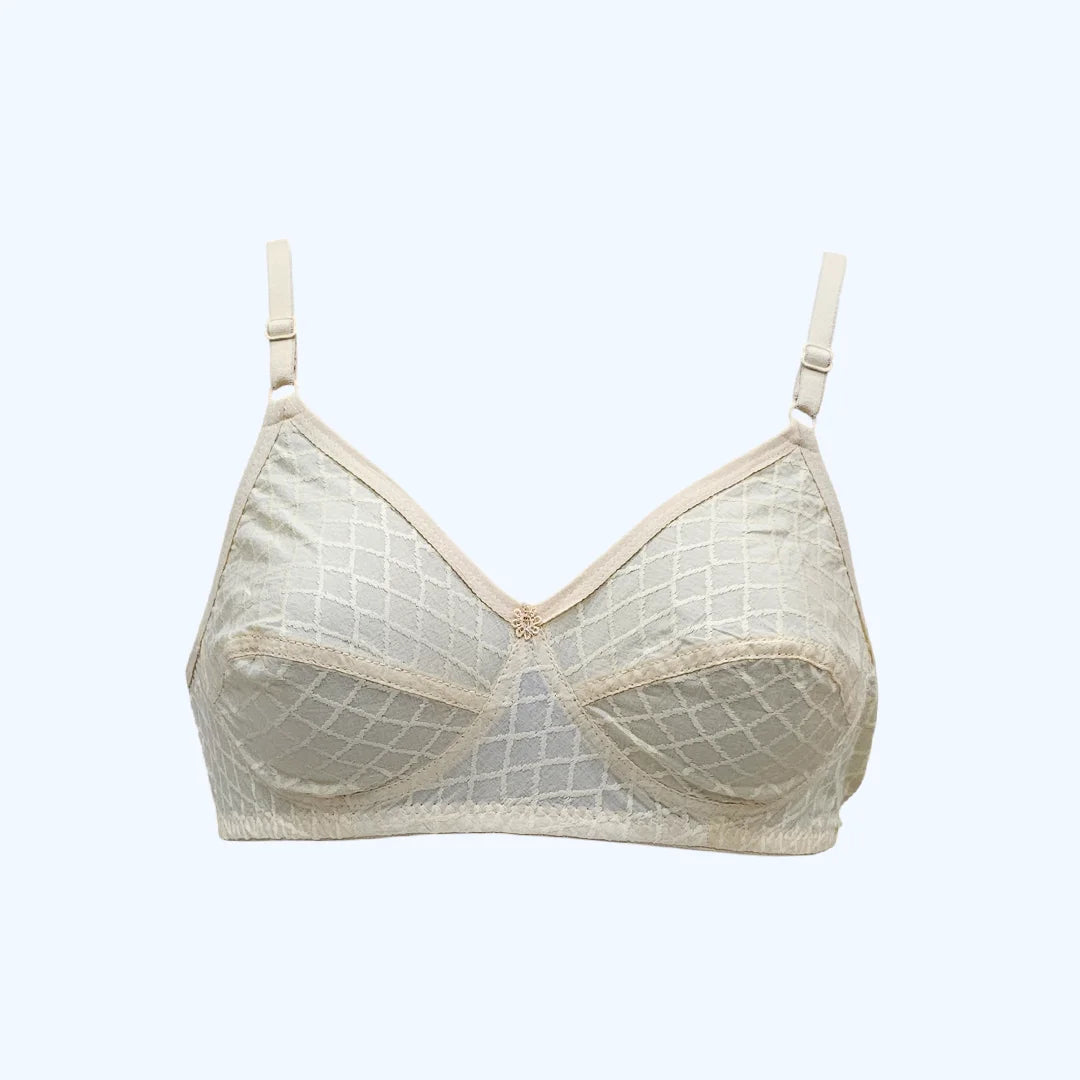 Chaya Cotton Bra– Soft Non Padded T-Shirt Bra for Women
