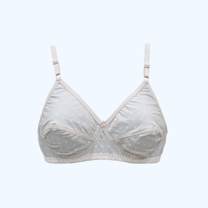 DotSoft Cotton Bra – Lightweight Non Padded T-Shirt Bra for Women