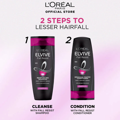 LOreal paris - Fall Resist Shampoo For Hair Fall - 360 ml