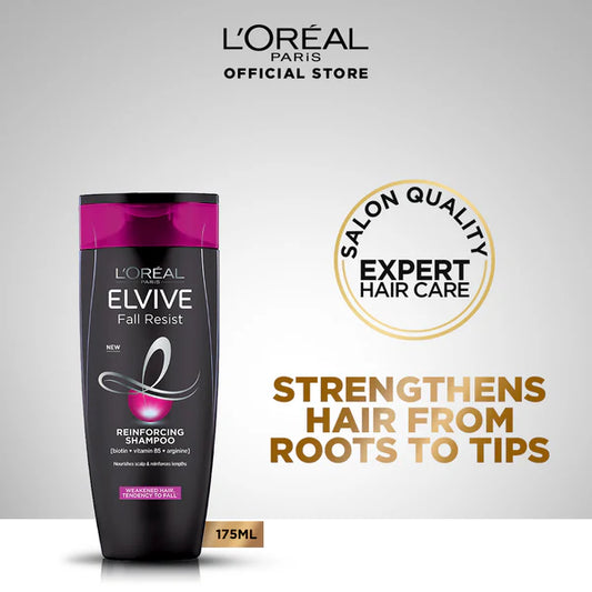 L'Oreal Paris Elvive Fall Resist Reinforcing Shampoo – For Stronger, Thicker Hair