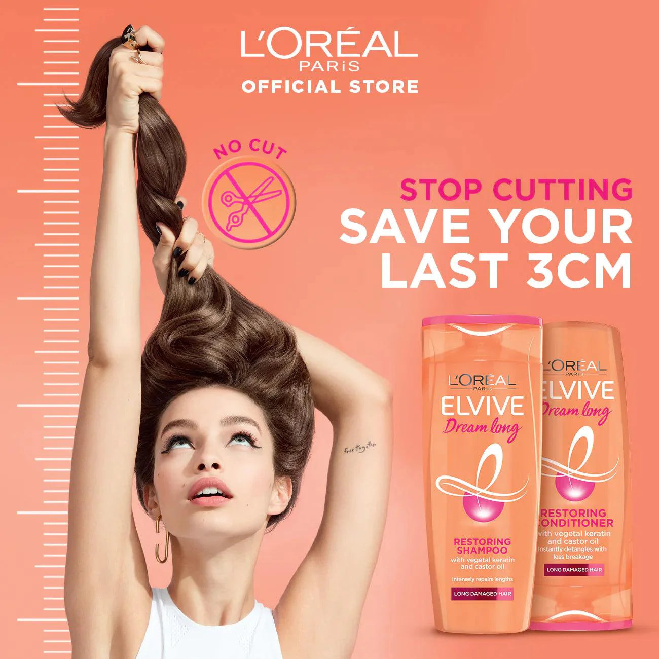 L’Oréal Paris Dream Long Restoring Shampoo – 360ml