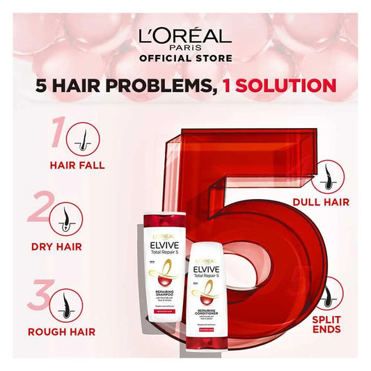 L’Oreal Paris Elvive Total Repair 5 Repairing Shampoo 175ml