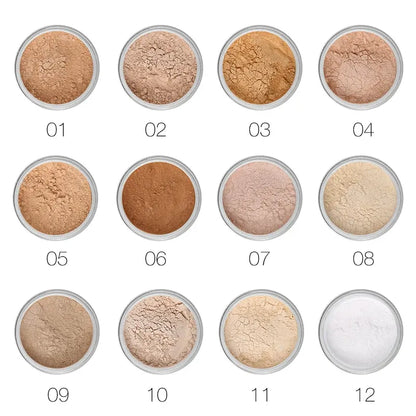 MISS ROSE Loose Powder – Flawless Matte Finish