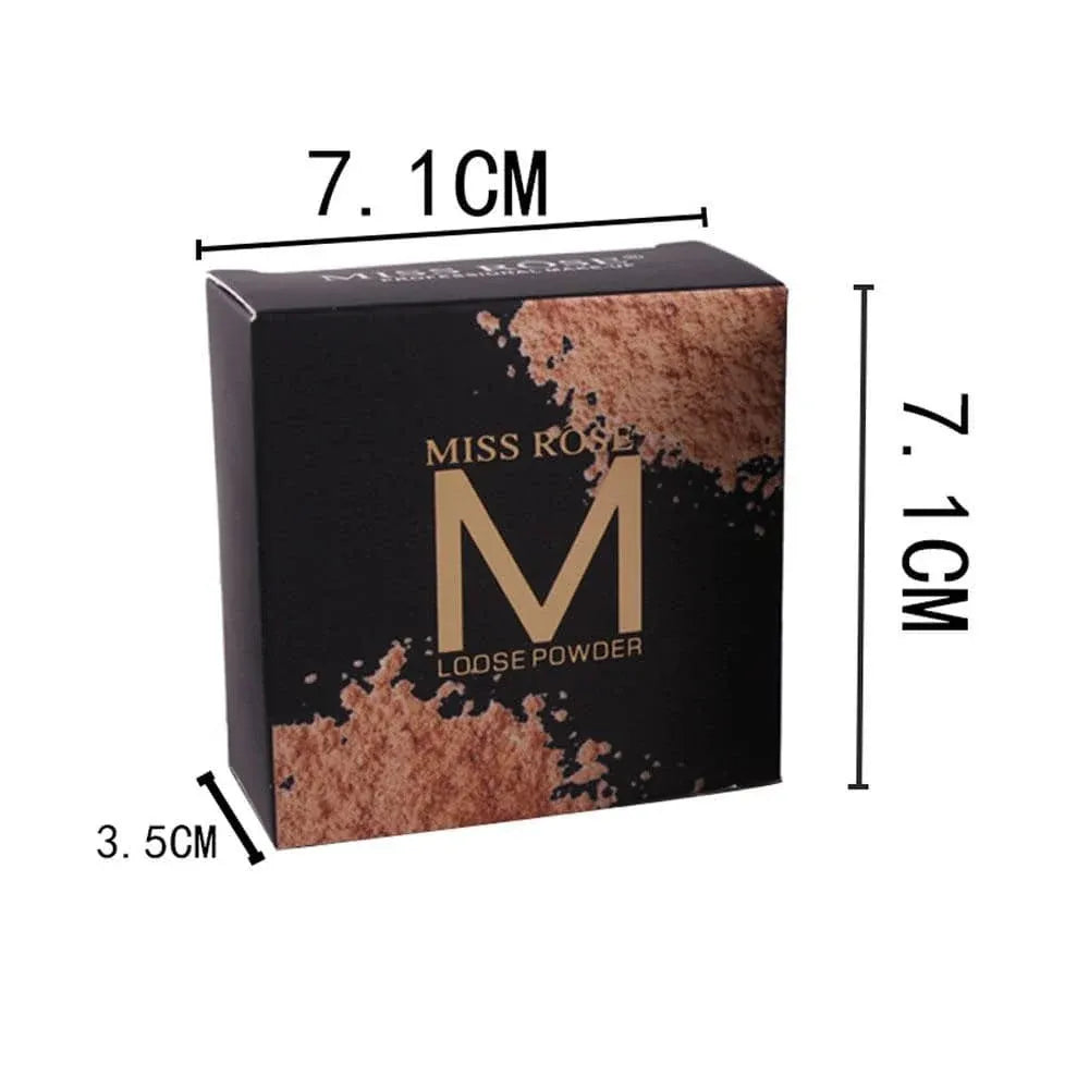 MISS ROSE Loose Powder – Flawless Matte Finish