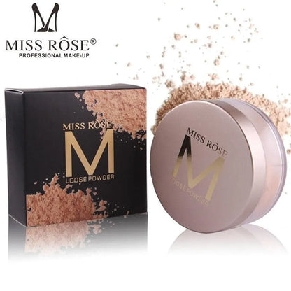 MISS ROSE Loose Powder – Flawless Matte Finish