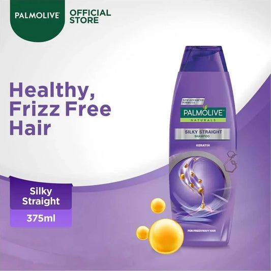 Palmolive Silky Straight Keratin Shampoo, 375ml