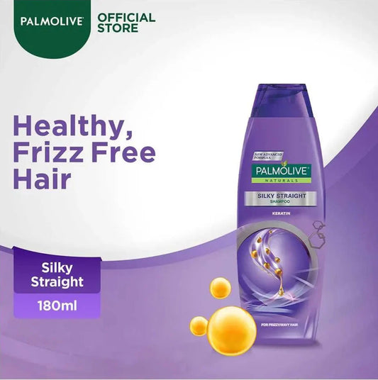 Palmolive Silky Straight Keratin Shampoo, 180ml
