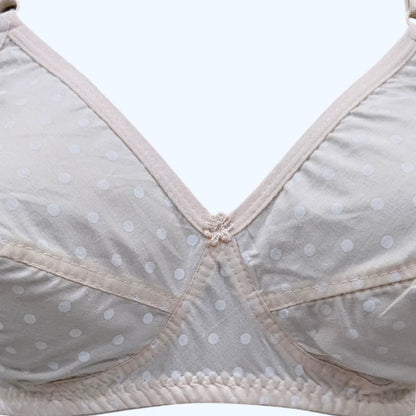 DotSoft Cotton Bra – Lightweight Non Padded T-Shirt Bra for Women