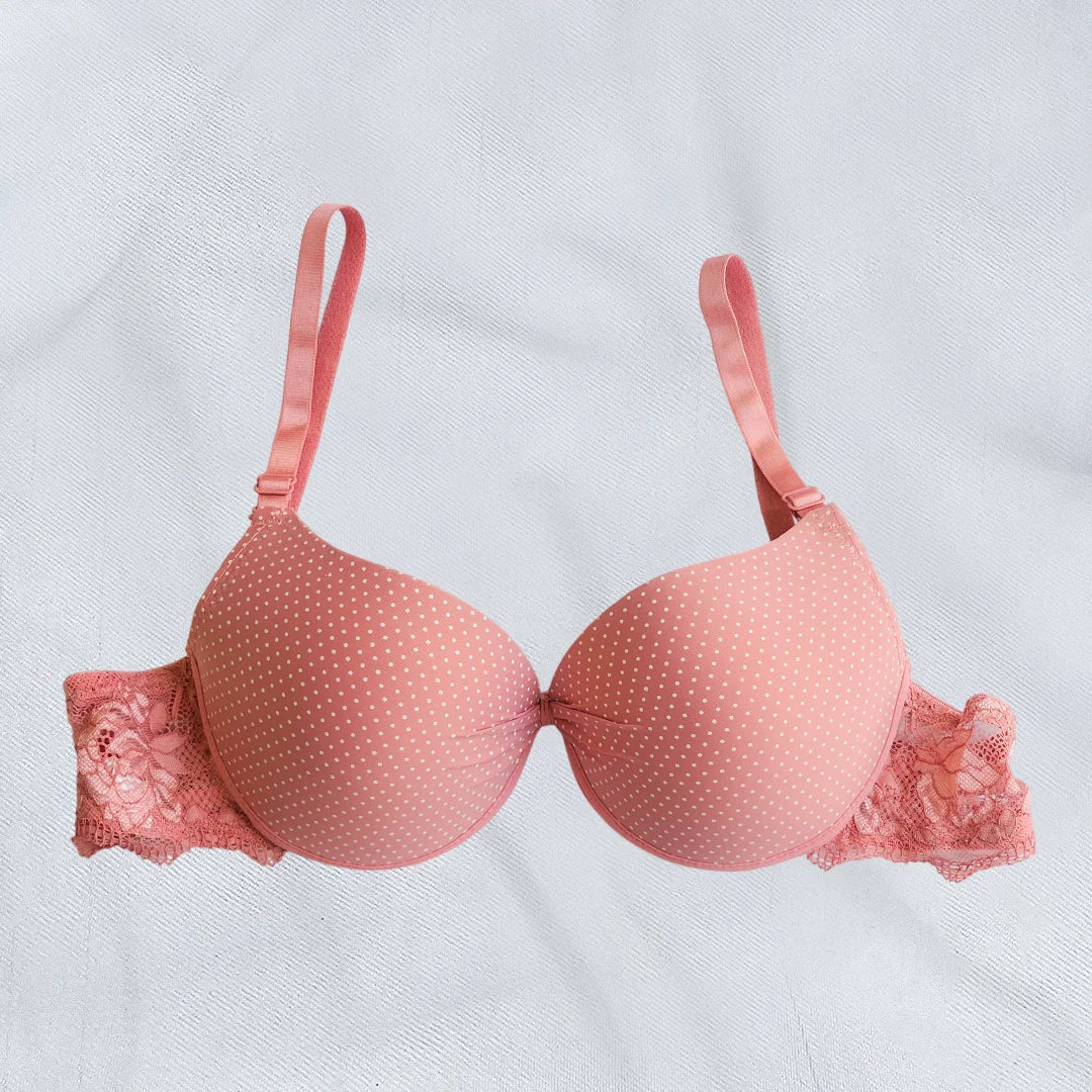 CurveMuse – Figure Shaping Padded Wired Bra, Lace Belts