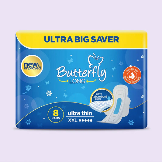Butterfly Long Ultra Thin Sanitary Pads XXl
