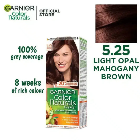 Garnier Naturals Hair Colour light Opal Mahogany Brown 5.25