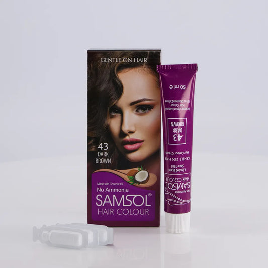SAMSOL Hair Colour Dark Brown 43
