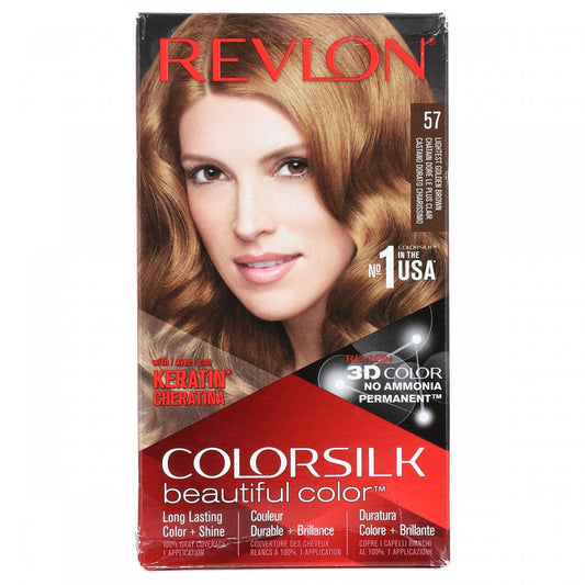 Revlon Colour Silk Hair Colour Lighitest Golden Brown 57