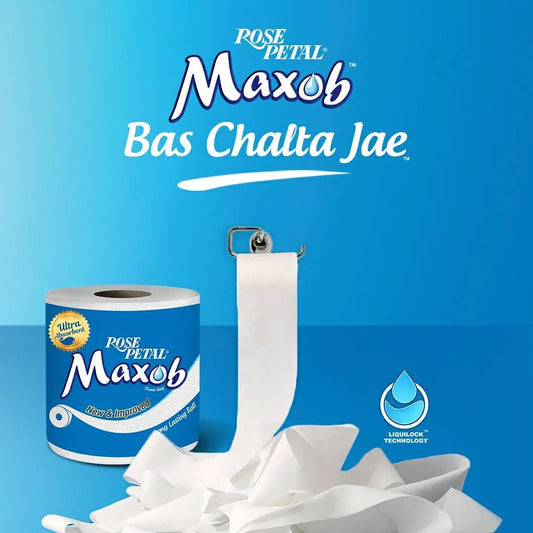 Rose Petal Maxob Tissue Roll Single