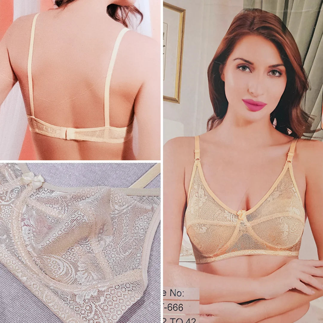 SummerFit Net Bra in Pakistan – Soft, Breathable T-Shirt Bra for Women