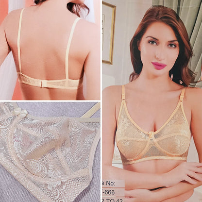 SummerFit Net Bra in Pakistan – Soft, Breathable T-Shirt Bra for Women