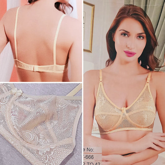 SummerFit Net Bra in Pakistan – Soft, Breathable T-Shirt Bra for Women