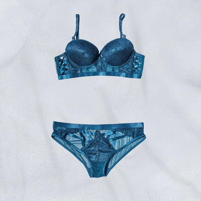 Scarlet Seduce Bra Set – Elegant Lace Lingerie for Women