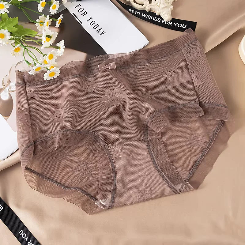 AiryLuxe Transparent Mid Waist Panty