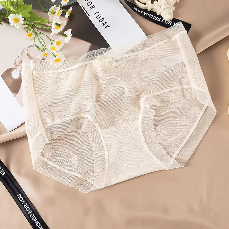 AiryLuxe Transparent Mid Waist Panty