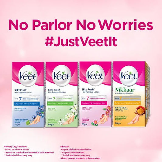 Veet Hair Removal Lotion Dry 80g