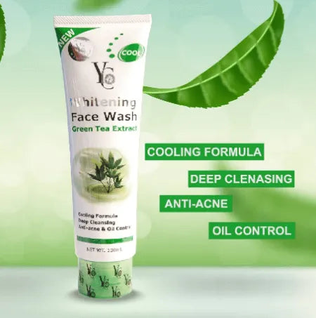 Yc Whitening Face face Wash Green Tea Extract 100ml